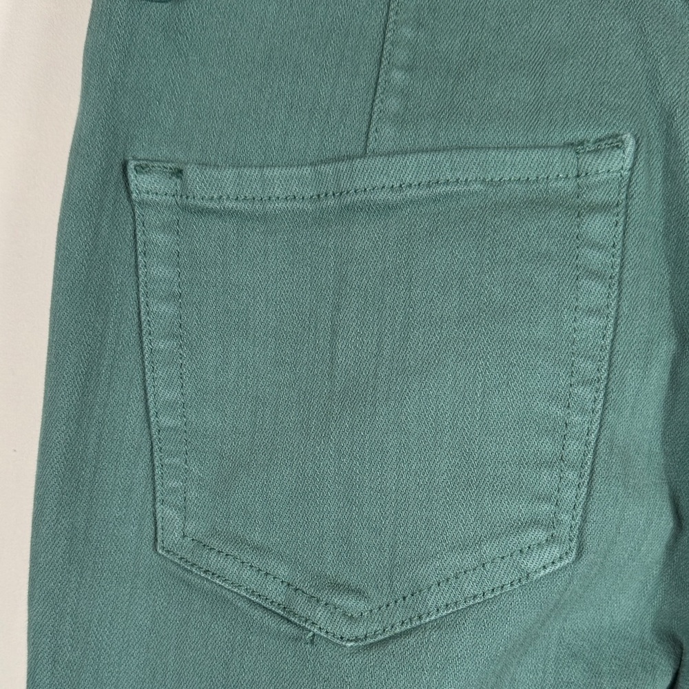 Vervet Teal Flare Bottom Colored Denim. Womens Size 27. Highrise bell bottoms - Picture 4 of 9